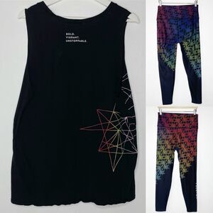 Peloton Pride 2020 Set - Tank XL, Leggings XL